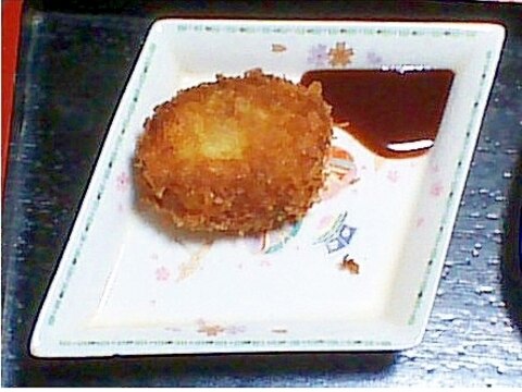 里芋のコロッケ（合い挽き肉）